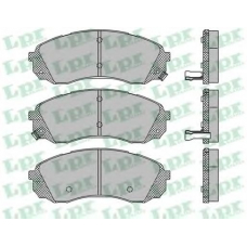 05P1451 LPR Комплект тормозных колодок, дисковый тормоз