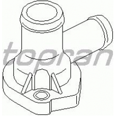 107 917 TOPRAN Фланец охлаждающей жидкости