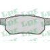 05P072 LPR Комплект тормозных колодок, дисковый тормоз