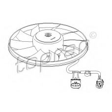 112 321 TOPRAN Вентилятор, охлаждение двигателя