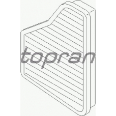 400 213 TOPRAN Фильтр, воздух во внутренном пространстве