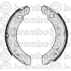 S 24 501 BREMBO Комплект тормозных колодок