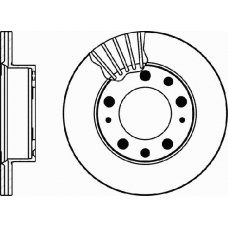 MDC1193 MINTEX Тормозной диск