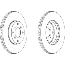 DDF1189-1 FERODO Тормозной диск