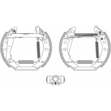 8DB 355 003-741 HELLA PAGID Комплект тормозных колодок