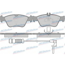 AC05D409AD AC Delco Комплект тормозных колодок, дисковый тормоз