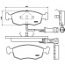 P 24 007 BREMBO Комплект тормозных колодок, дисковый тормоз