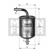 WK 614/1 MANN-FILTER Топливный фильтр