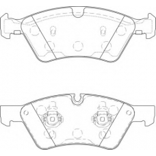 DBP221830 DURON Комплект тормозных колодок, дисковый тормоз
