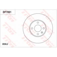 DF7891 TRW Тормозной диск
