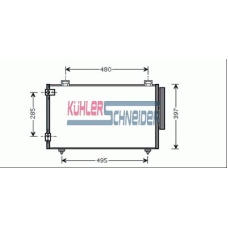 3220251 KUHLER SCHNEIDER Конденсатор, кондиционер