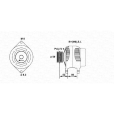 943355185010 MAGNETI MARELLI Генератор