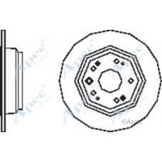 DSK2494 APEC Тормозной диск