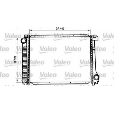819397 VALEO Радиатор, охлаждение двигателя