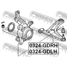 0324-GDRH FEBEST Рычаг независимой подвески колеса, подвеска колеса