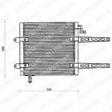 TSP0225205 DELPHI Конденсатор, кондиционер