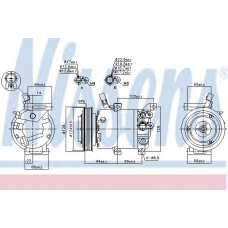 890176 NISSENS Компрессор, кондиционер