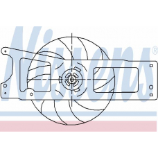 85517 NISSENS Вентилятор, охлаждение двигателя