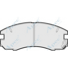 PAD745 APEC Комплект тормозных колодок, дисковый тормоз