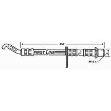 FBH7311 FIRST LINE Тормозной шланг