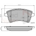 ADB01707 COMLINE Комплект тормозных колодок, дисковый тормоз