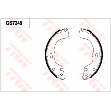 GS7348 TRW Комплект тормозных колодок