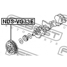 NDS-VG33E FEBEST Ременный шкив, коленчатый вал