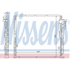 94157 NISSENS Конденсатор, кондиционер
