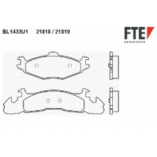 BL1433U1 FTE Комплект тормозных колодок, дисковый тормоз