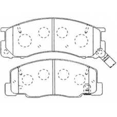 FP1063 FIT Комплект тормозных колодок, дисковый тормоз