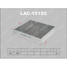 LAC-1515C LYNX Lac1515c фильтр салона lynx