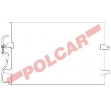 5786K81X POLCAR Skraplacze klimatyzacji