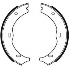 VBS713 MOTAQUIP Комплект тормозных колодок, стояночная тормозная с