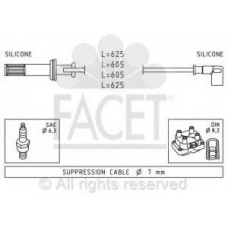4.8456 FACET Комплект проводов зажигания