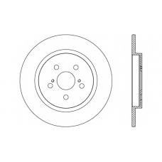 BDR2641.10 OPEN PARTS Тормозной диск