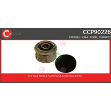 CCP90226 CASCO Ременный шкив, генератор