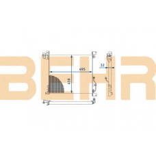 7004116 BEHR Condenser