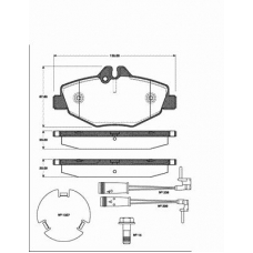 1501223346 S.b.s. Комплект тормозных колодок, дисковый тормоз