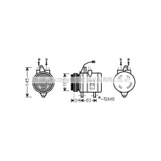 DWK096 AVA Компрессор, кондиционер