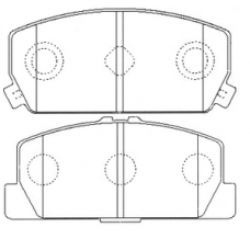 PN-3379 JNBK Колодки тормозные