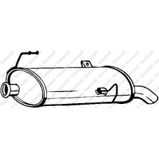 190-139 BOSAL Глушитель выхлопных газов конечный