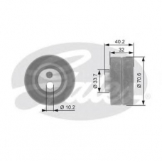 T41141 GATES Натяжной ролик, ремень грм