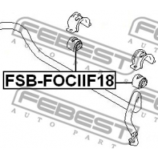 FSB-FOCIIF18 FEBEST Опора, стабилизатор