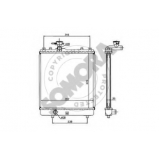 304040 SOMORA Радиатор, охлаждение двигателя