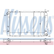62186 NISSENS Радиатор, охлаждение двигателя