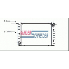 3303101 KUHLER SCHNEIDER Радиатор, охлаждение двигател