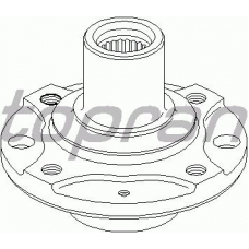 200 398 TOPRAN Ступица колеса