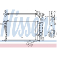 63578A NISSENS Радиатор, охлаждение двигателя