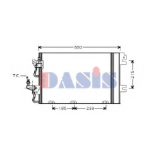 152015N AKS DASIS Конденсатор, кондиционер