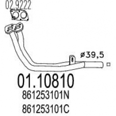 01.10810 MTS Труба выхлопного газа